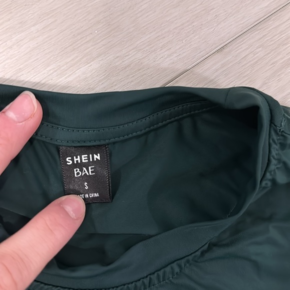 Fitted Top - Dark Green - Picture 2 of 2